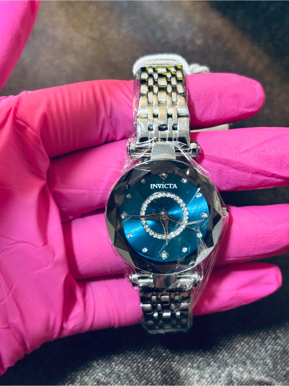 Invicta Celestial | by Invicta Women’s Silver & Blue Crystal Watch 30mm